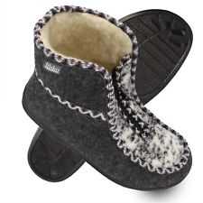 Hausschuhe Damen Filz Schafwolle Hüttenschuhe Gr. 36-41 Easy-Filz Medle filsko