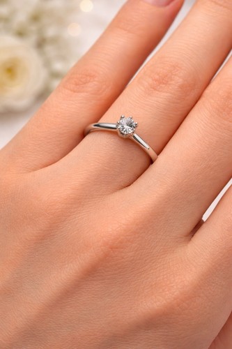 Elegant engagement ring 750 - ring, in