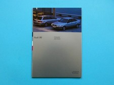 Prospekt / Katalog / Broschüre - Audi 80 (B4) - Limousine und Avant - 01/94