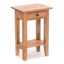 HOLZ FLURTISCH PLANTA Mahagoni massiv 52x34cm(HxB) Beistelltisch Pflanzenständer