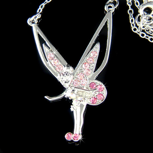 Rosa tinkerbell aus swarovski - rosa,