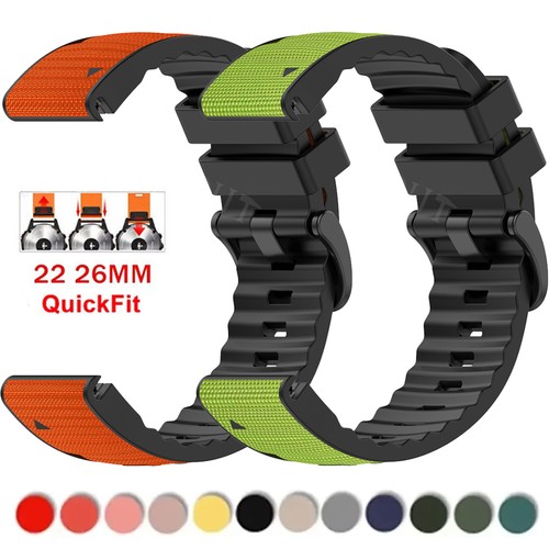 Quickfit silikon nylon armband - nylon,