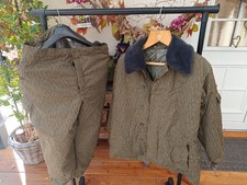 DDR NVA Ein Strich Kein Strich Tarn Winter Uniform Jacke K48 Hose K48 Original