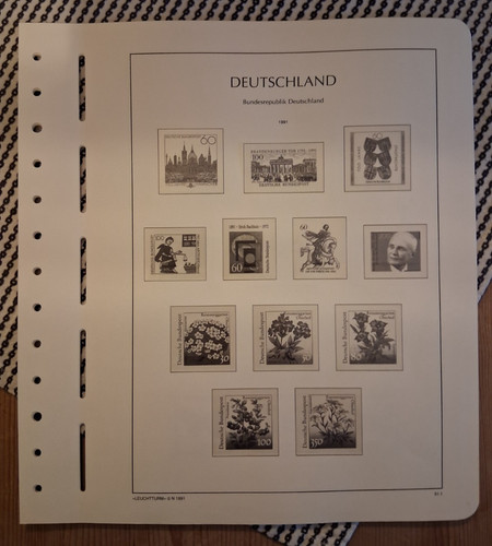 Leuchtturm vordruckblätter - -,