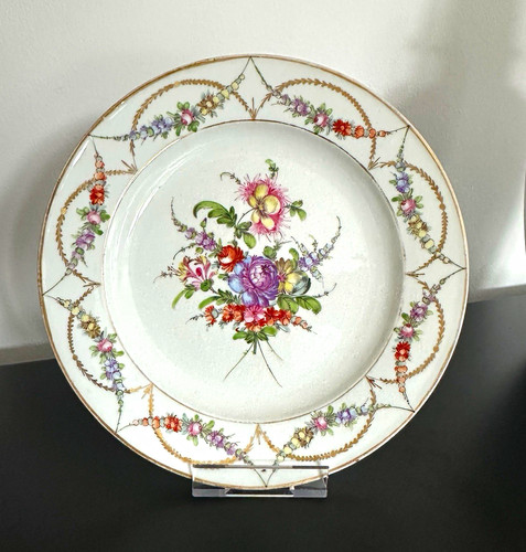 Meissen antik speiseteller - meissen,