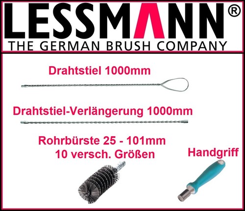Lessmann rohrbürste stahl - rohrbürste,