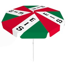 Sonnenschirm Italienisches Eis ∅ 180 cm ✓ in Deutschland bedruckt ✓ Rund ✓ Bunt 
