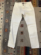 Please, Chino weiß, Stretch