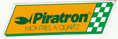 Aufkleber piratron uhren - aufkleber,