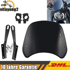 5-7" Scheinwerfer Windschutzscheibe Motorradverkleidung für Motorrad Cafe Racer 
