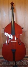 Kontrabass Set 1/8 mit Bogen & Hülle von Menzel Double Bass DB202-18 Top Zustand