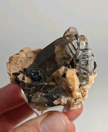 Topas rauchquarz feldspat - rauchquarz,