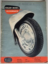 Vintage Zeitschrift Roller Mobil Kleinwagen Heft #12 1956 Goggomobil 300 Heinkel