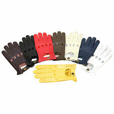PSS Retro Style Echtleder Herren Fahren Mode Handschuhe ungefüttert Chauffeur 507