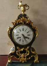 Pendule / Kaminuhr Antik / Cartel Ancien / Barock Uhr Rokoko / Louis XV