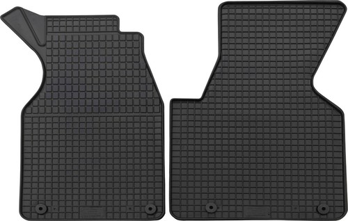 Gummimatte teilig schwarz - gummimatte, 2-teilig