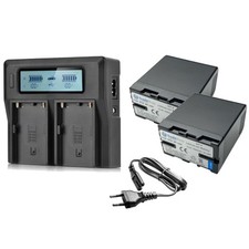 Set: 2x Akku 4400mAh + Dual