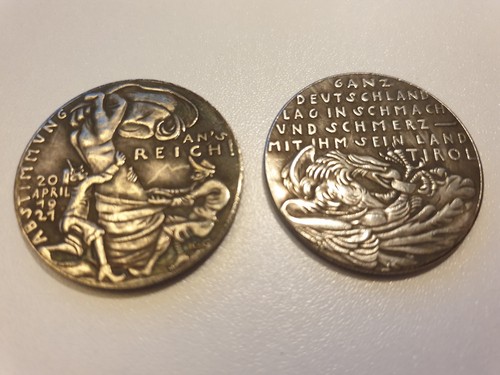 Karl goetz silber medaille - karl,