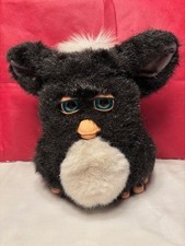 FURBY 59294 Deutsch - Tiger Electronics Hasbro 2005 - Schwarz Weiß - blaue Augen