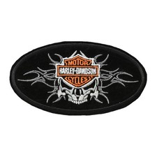 Harley Davidson Patch Skull