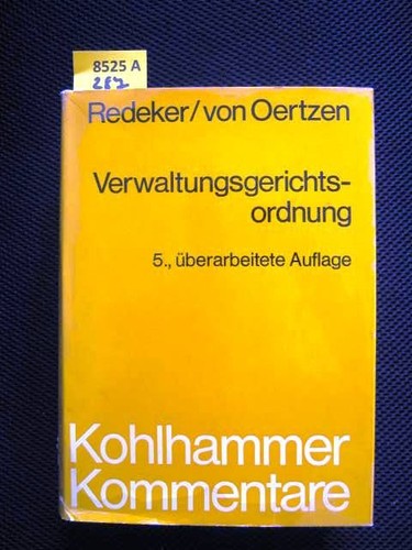 Verwaltungsgerichtsordnung