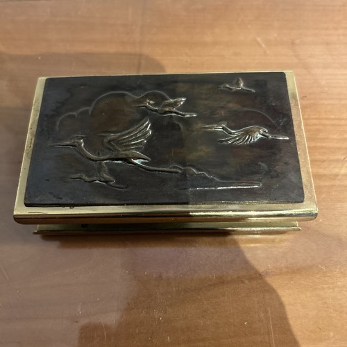 Streichholz etui messing - streichholz,