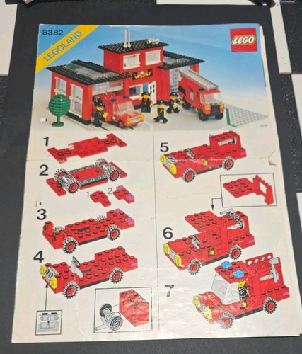 Lego fire station - lego, 6382
