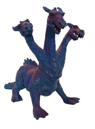 Dreiköpfiger drache - dreiköpfiger,