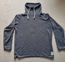 Peckott Herbst Winter Pulli Rollkragen Pullover Gr XXL 2XL 56 blau grau weiß