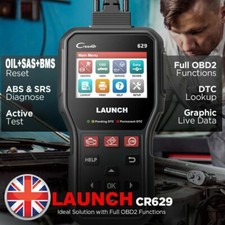 LAUNCH 629 Diagnose-Scanner-Werkzeug ABS Airbag ÖL SAS BMS Auto-Lesegerät voll OBD2