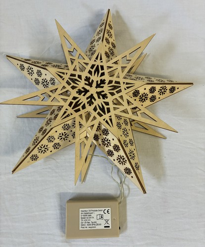 Weihnachtsstern aus holz - weihnachtsstern,