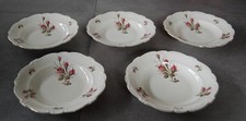 Rosenthal Pompadour Rose, 5 Suppenteller 25,5 cm, TOP