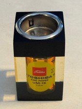 Toshiba Batterie UM-1K Tisch Feuerzeug lighter ohne Einsatz Vintage RAR