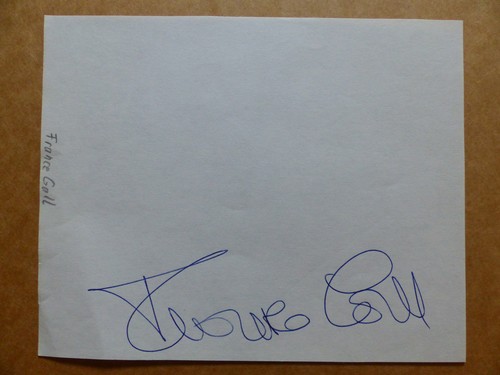 France gall signed autogramm - france,
