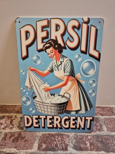 Persil blechschild detergent - persil,
