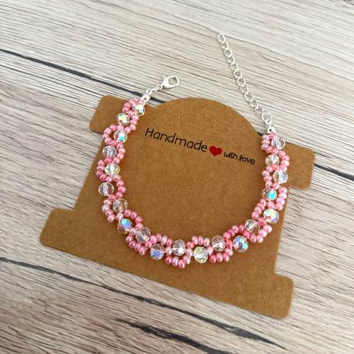 Armband perlen glas - perlen,