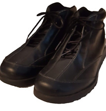 LEVIS  Wunderschöne Herren-Schuhe Stiefeletten Boots Größe 44 Leder in schwarz