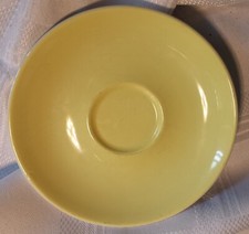 Walküre Alta Untertasse 14,5 cm Innenspiegel 4,2 cm gelb weiß bis 2 Stück