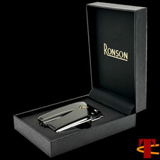 Feuerzeug RONSON PREMIER WARAFLAME BLACK Gasfeuerzeug