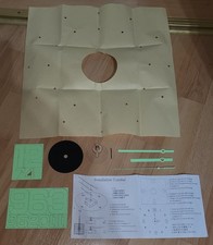 Bausatz 3D Wanduhr Wandtattoo