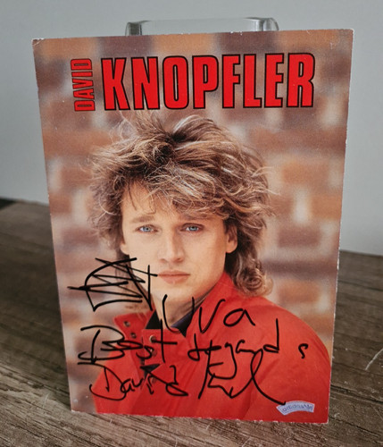 Autogramm david knopfler - autogramm,