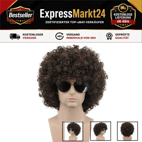 Karlery afro perücke herren - afro,