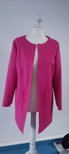 Long-Blazer/ Damen/ Pink/Unisize/ Neu/ Velours-Optik 
