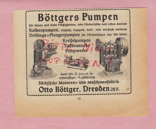 Dresden werbung 1920 otto - dresden,,