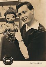 33/484 AK DEUTSCHES FERNSEHEN DDR - JAHR 1965 PUPPE UHR KINDER SANDMANN