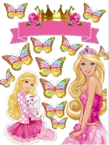Essbar barbie fondant - essbar,