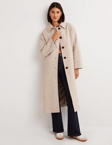 Boden belted textured wool - belted,