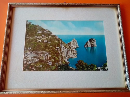 Retro 1950 rahmen mit bild - rahmen,