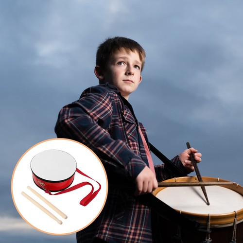 Red wooden marching - wooden, snare