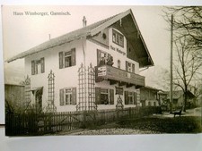 Haus Wimberger. Garmisch. Alte